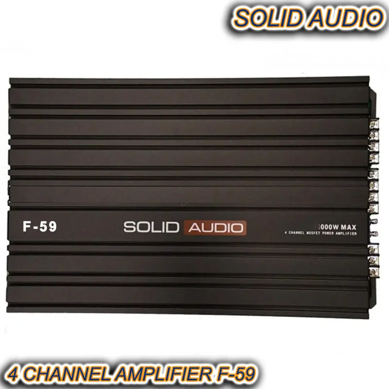 Solid Audio Amp 4 Channel Mod F59 1