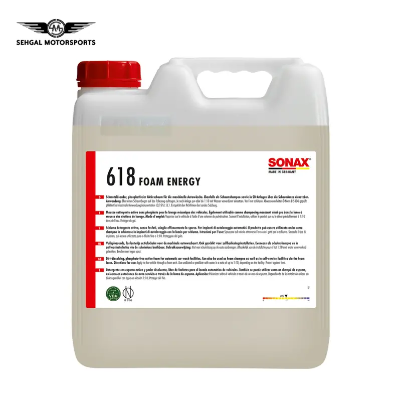 Sonax Active Cleaning Foam Energy Shampo 618 10L 1