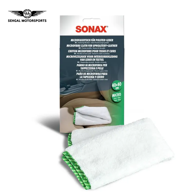 Sonax Microfiber Cloth For Upholstery & Leather 1
