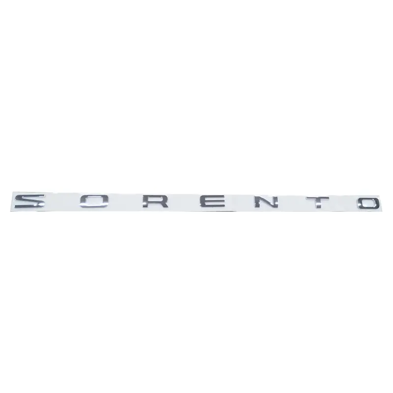 Sorento Metal Alphabet Letters Logo Chrome 2