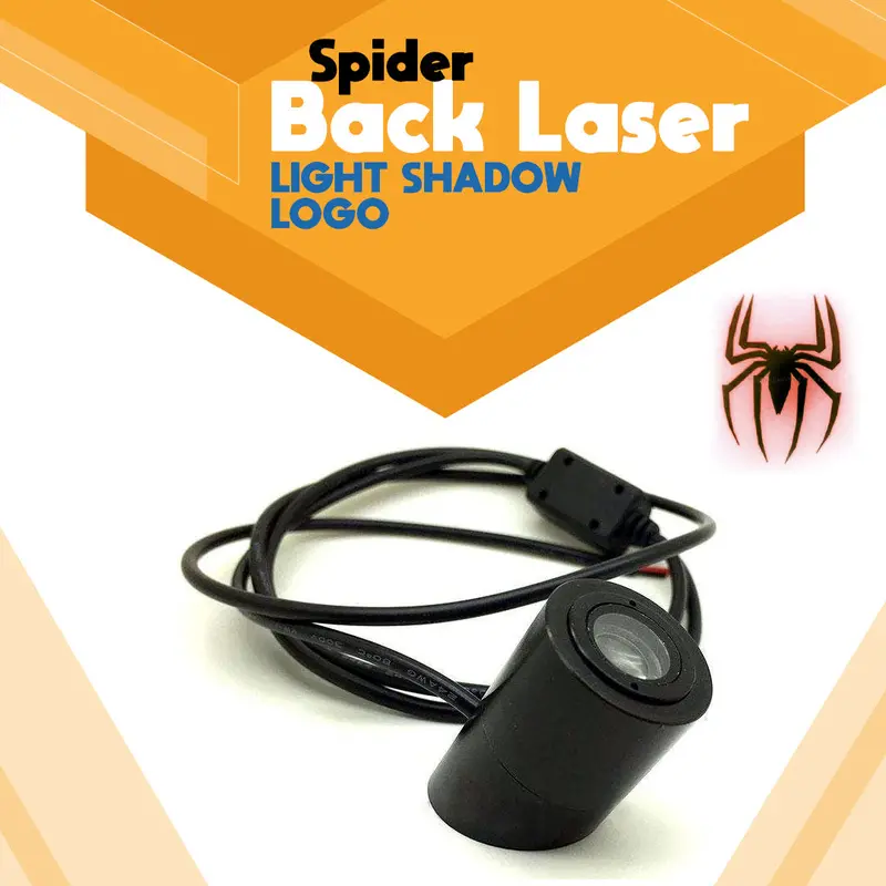 Spider Back Laser Shadow Light Logo - Spider Wired Ghost Shadow Welcome Lights 1