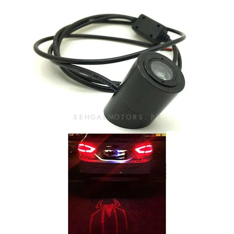 Spider Back Laser Shadow Light Logo - Spider Wired Ghost Shadow Welcome Lights 2