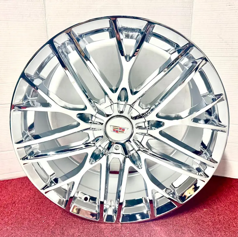"Spider" Chrome 20" X 8.5" Set Of 4 Wheels 5X120 Cts Xts Xt4 Ct6 Ct5 1