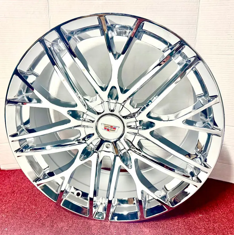 "Spider" Chrome 20" X 8.5" Set Of 4 Wheels Dts Deville Sts Eldorado 5X115 2