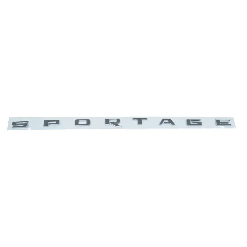 Sportage Metal Alphabet Letters Logo - Chrome 2