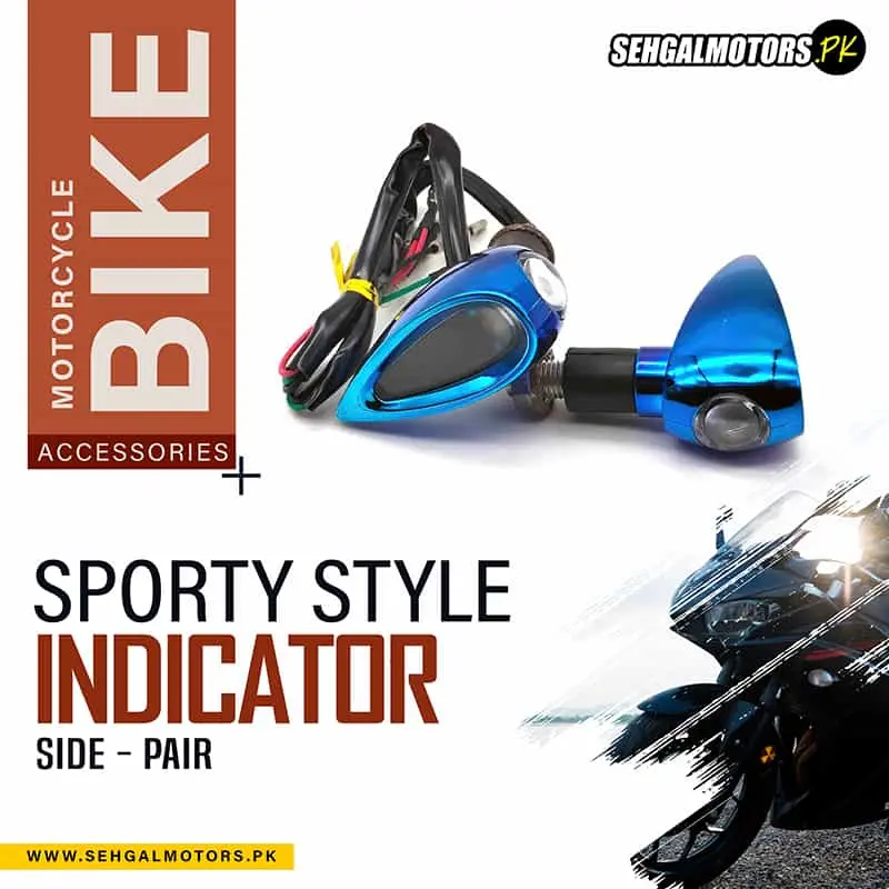 Sporty Style Bike Side Indicator Pair (A90332) 1