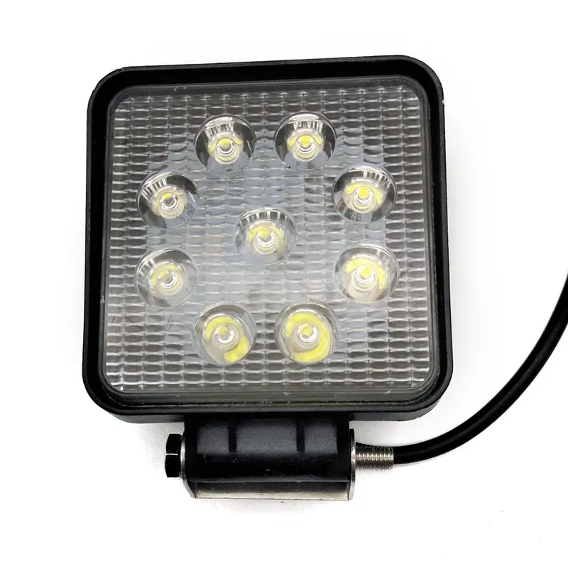 Square Shape 9 Led Spot Light White 2