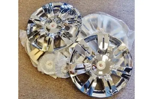 Srx Chrome 18" Clad Wheel Covers Set Of 4 1