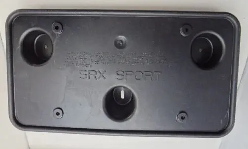 Srx Sport Package Only License Plate Bracket 1