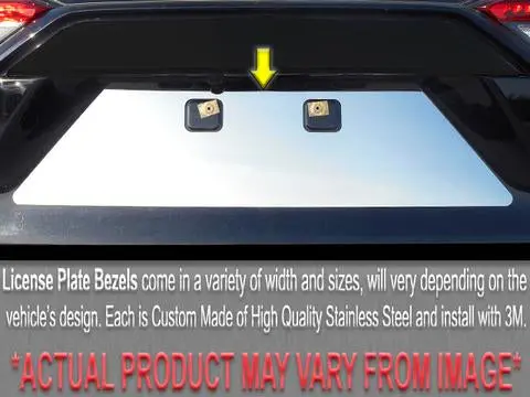 Stainless License Plate Bezel 1Pc Fits 2004-2009 Cadillac Xlr Lp44230 1