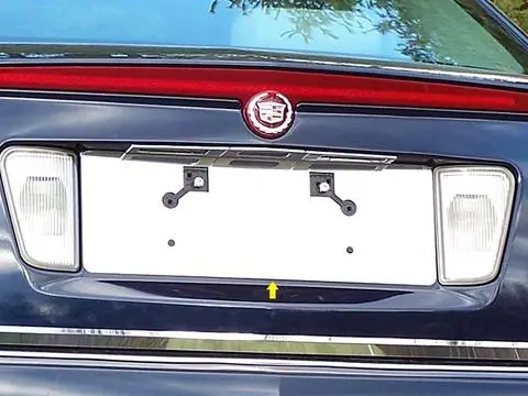 Stainless License Plate Bezel 1Pc Fits 2005-2011 Cadillac Sts Lp45236 1