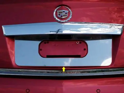 Stainless License Plate Bezel 1Pc Fits 2010-2016 Cadillac Srx Lp50260 1