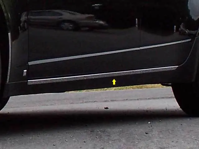 Stainless Rocker Panel Trim 2Pc Fits Cadillac Cts Sport Wagon Th48250 1