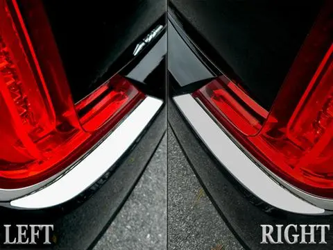 Stainless Steel Bumper Cap Trim 2Pc Fits 2018-2019 Cadillac Xts Bc58245 1