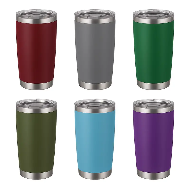 Stainless Steel Car Mugs – Multiple Colors 1