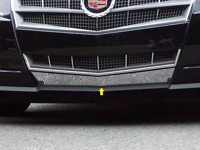 Stainless Steel Grille Accent 1Pc Fits 2008-2013 Cadillac Cts Sg48250 1