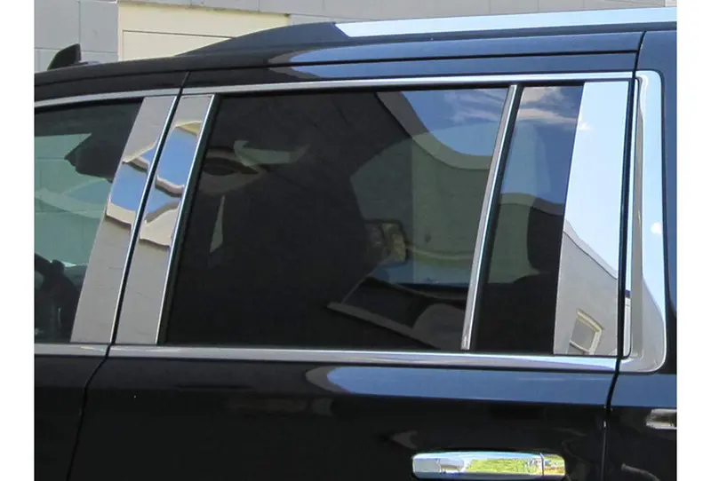 Stainless Steel Pillar Trim 10Pc Fits 2015-2020 Cadillac Escalade Pp55199 1