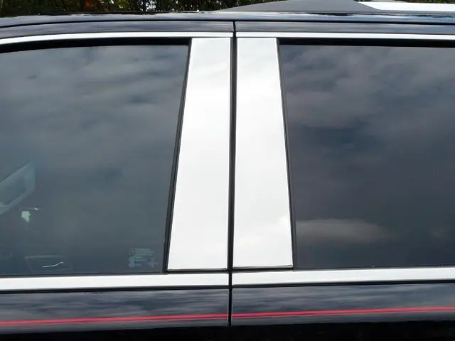 Stainless Steel Pillar Trim 4Pc Fits 2015-2020 Gmc Yukon Pp55195 1