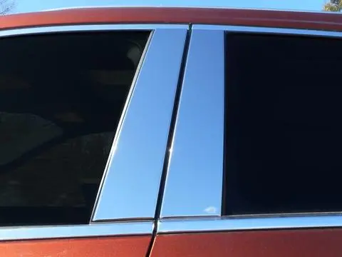 Stainless Steel Pillar Trim 4Pc Fits 2019-2020 Cadillac Xt4 Pp59210 1