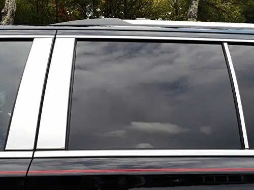 Stainless Steel Pillar Trim 6Pc Fits 2015-2020 Chevrolet Tahoe Pp55196 1