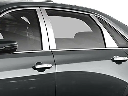 Stainless Steel Pillar Trim 6Pc Fits 2016-2020 Cadillac Ct6 Pp56231 1