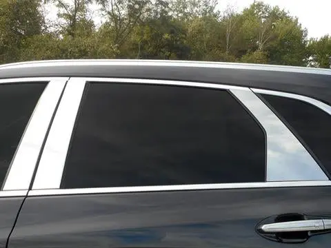 Stainless Steel Pillar Trim 6Pc Fits 2017-2020 Cadillac Xt5 Pp57261 1