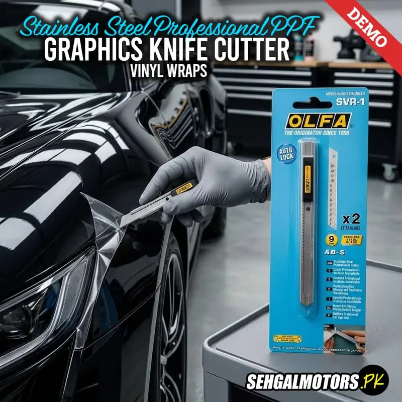 Stainless Steel Professional Ppf Vinyl Wraps Graphics Knife Cutter - Medium - Svr 2 1