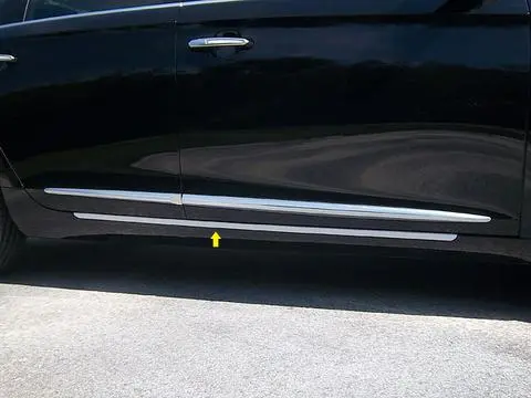 Stainless Steel Rocker Panel Trim 2Pc Fits 2013-2019 Cadillac Xts Th53248 1