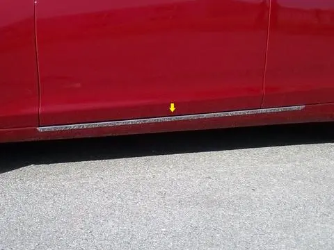 Stainless Steel Rocker Panel Trim 2Pc Fits 2014-2019 Cadillac Cts Th54253 1