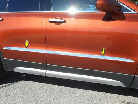 Stainless Steel Side Accent Trim 4Pc Fits 2019-2020 Cadillac Xt4 At59210 1