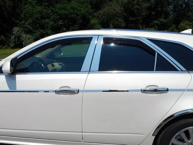 Stainless Steel Window Trim 12Pc Fits Cadillac Cts Sport Wagon Wp50251 1