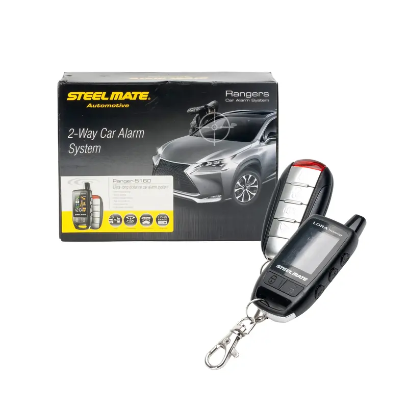 Steelmate Ranger 2-Way Car Alarm System W/ Lcd Remote Transmitter 5160 1