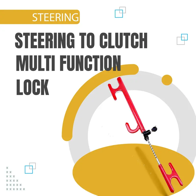 Steering And Steering To Clutch Multi Function Lock For Steering And Clutch Anti Theft - Multi 1