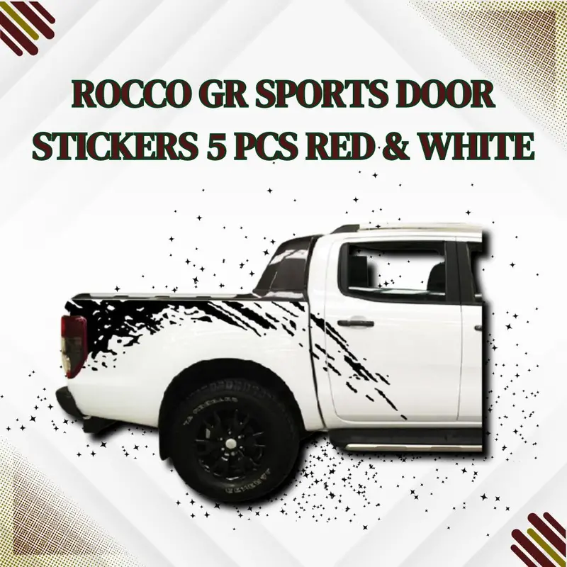 Sticker Design For Ford Ranger Super Cab 2011 - Black 1