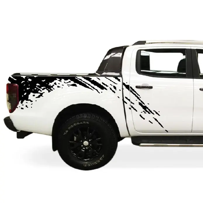 Sticker Design For Ford Ranger Super Cab 2011 - Black 2