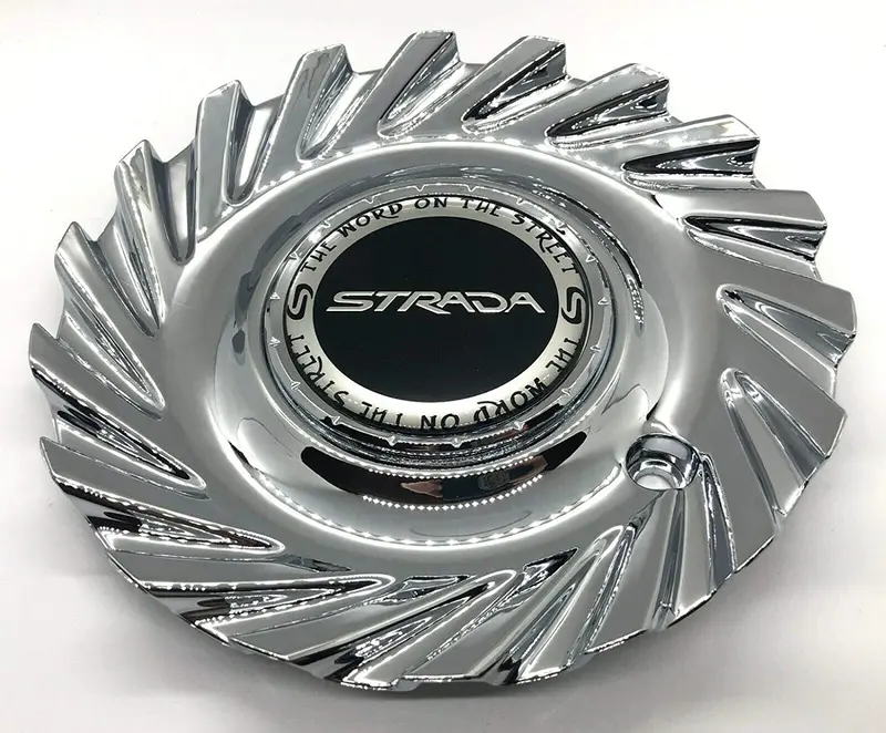 Strada C-1087-4 Chrome Wheel Center Cap C-Stra-2 1