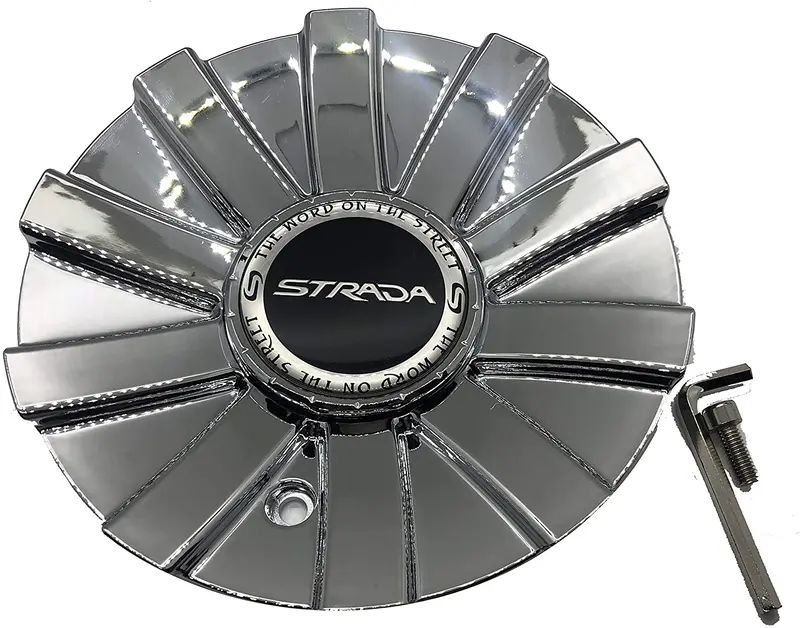 Strada C-1213-4 Chrome Wheel Center Cap C-Stra-1 1