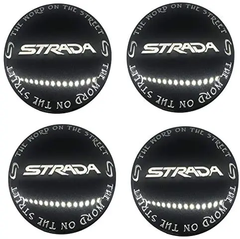 Strada C-225-3 Black Wheel Center Cap (4 Pack) 1