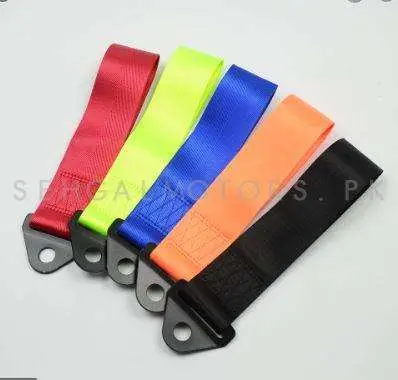 Strap Tow Hook - Multi Color - Car Front Bumper Strap Tow Hook | Towing Hook 2