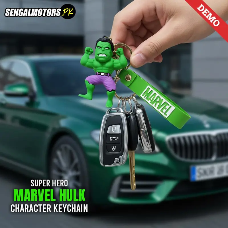 Super Hero Character Keychain Marvel Hulk 1