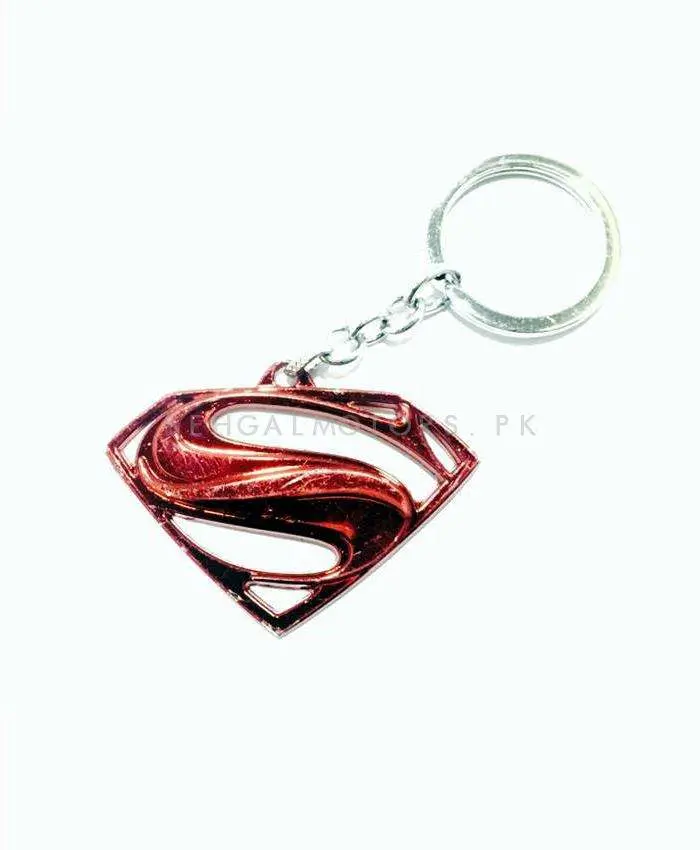 Super Man Keychain Keyring - Multi 2