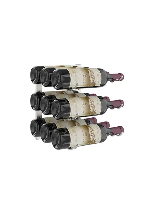 Support De 12 Pouces Pour 9 Bouteilles, Série W - Vintage View 2