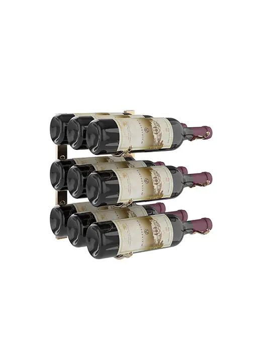 Support De 12 Pouces Pour 9 Bouteilles, Série W - Vintage View 3