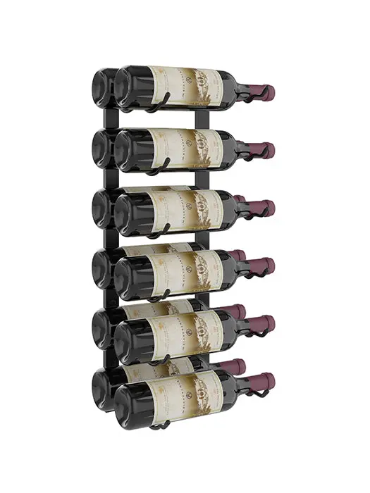 Support De 24 Pouces Pour 12 Bouteilles, Série W - Vintage View 1