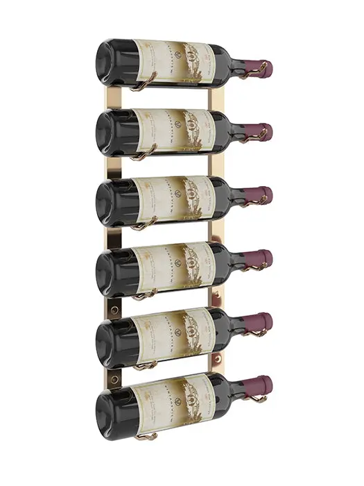 Support De 24 Pouces Pour 6 Bouteilles, Série W - Vintage View 3