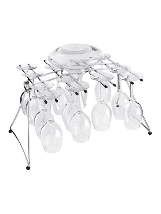 Support De Séchage Pour 16 Verres Et 1 Carafe – Oenophilia 1