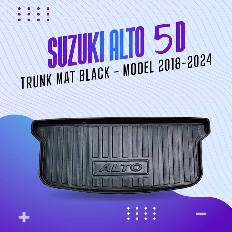 Suzuki Alto 5D Tpe Trunk Mat Black 2018 - 2025 2