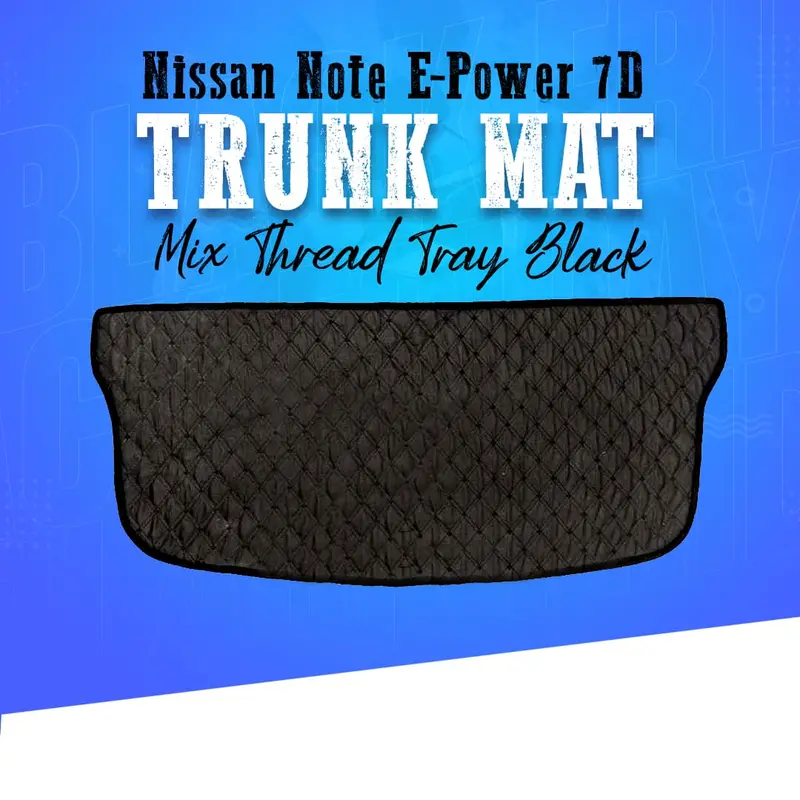 Suzuki Alto 7D Trunk Mat Mix Thread Black 2018 - 2025 - Cargo Boot Liner Diggi Protection Tray Cover 1