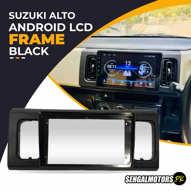 Suzuki Alto Android Lcd Frame With Grip Black 9 Inches 2018 - 2025 1
