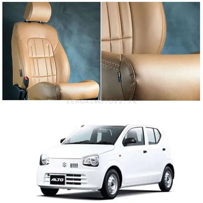 Suzuki Alto Audi Style Brown Brown Seat Covers 2018 - 2025 1